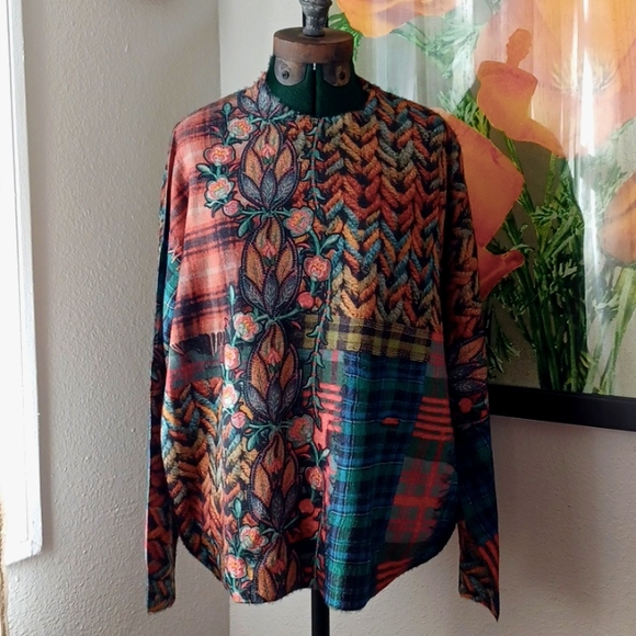 Colorful crewneck sweater, XL - Picture 9 of 10